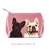 French Bulldogs Make-Up Bag (Mr & Mrs Catseye)